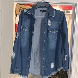Denim shirt